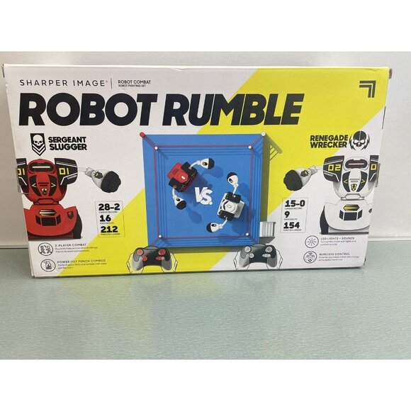 SHARPER IMAGE RC Robot Combat White & Red 2 Players - Picture 11 of 15